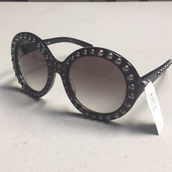 prada studded sunglasses